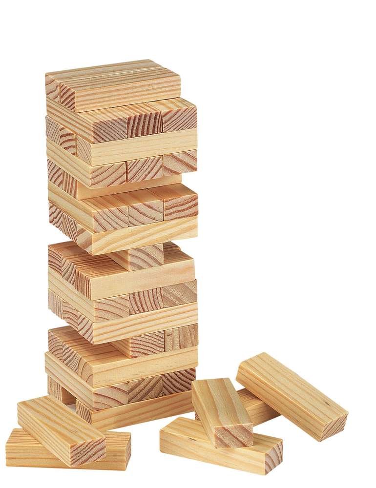 Игра "Деревянная башня" с логотипом