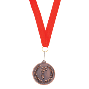 Медаль наградная на ленте "Бронза" с логотипом