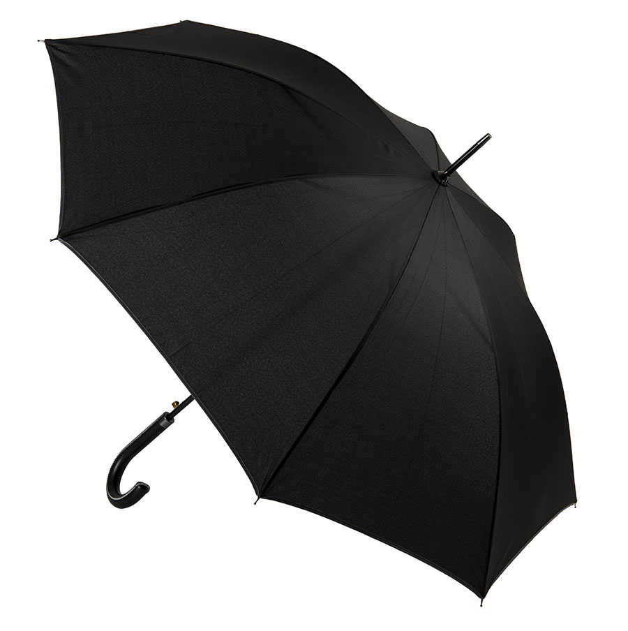 Зонт-трость OXFORD с ручкой из искусственной кожи, полуавтомат