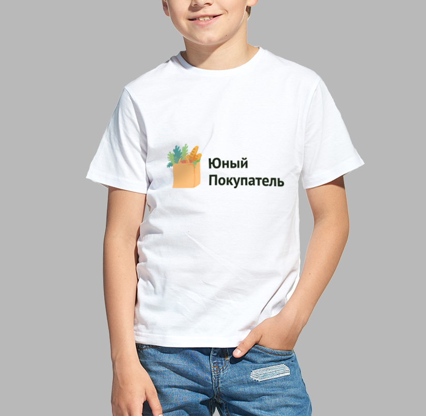футболка детская с логотипом
